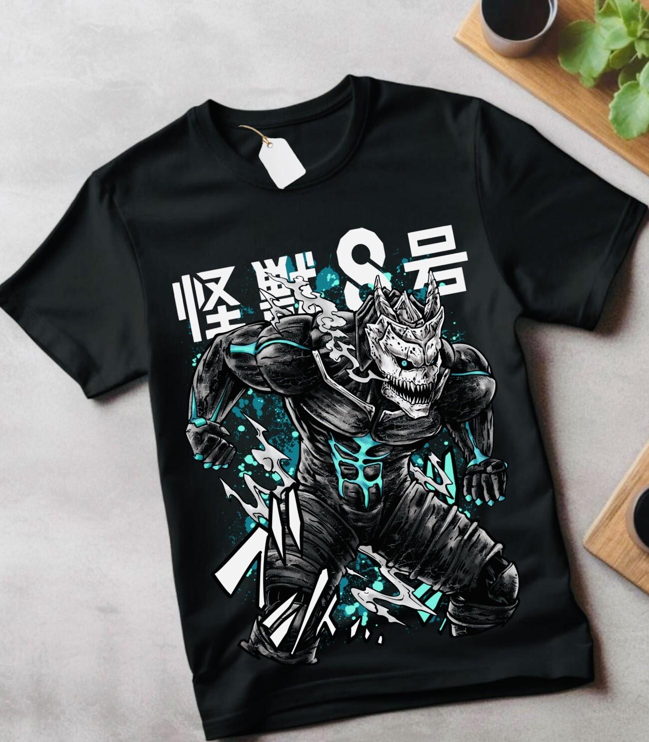 

Kaiju No 8 Mina Shiro Kaiju T-Shirt Mens Womens Tees Top Otaku Anime Waifu GifT Shirt Mens Womens Tees Top All Size 3XL
