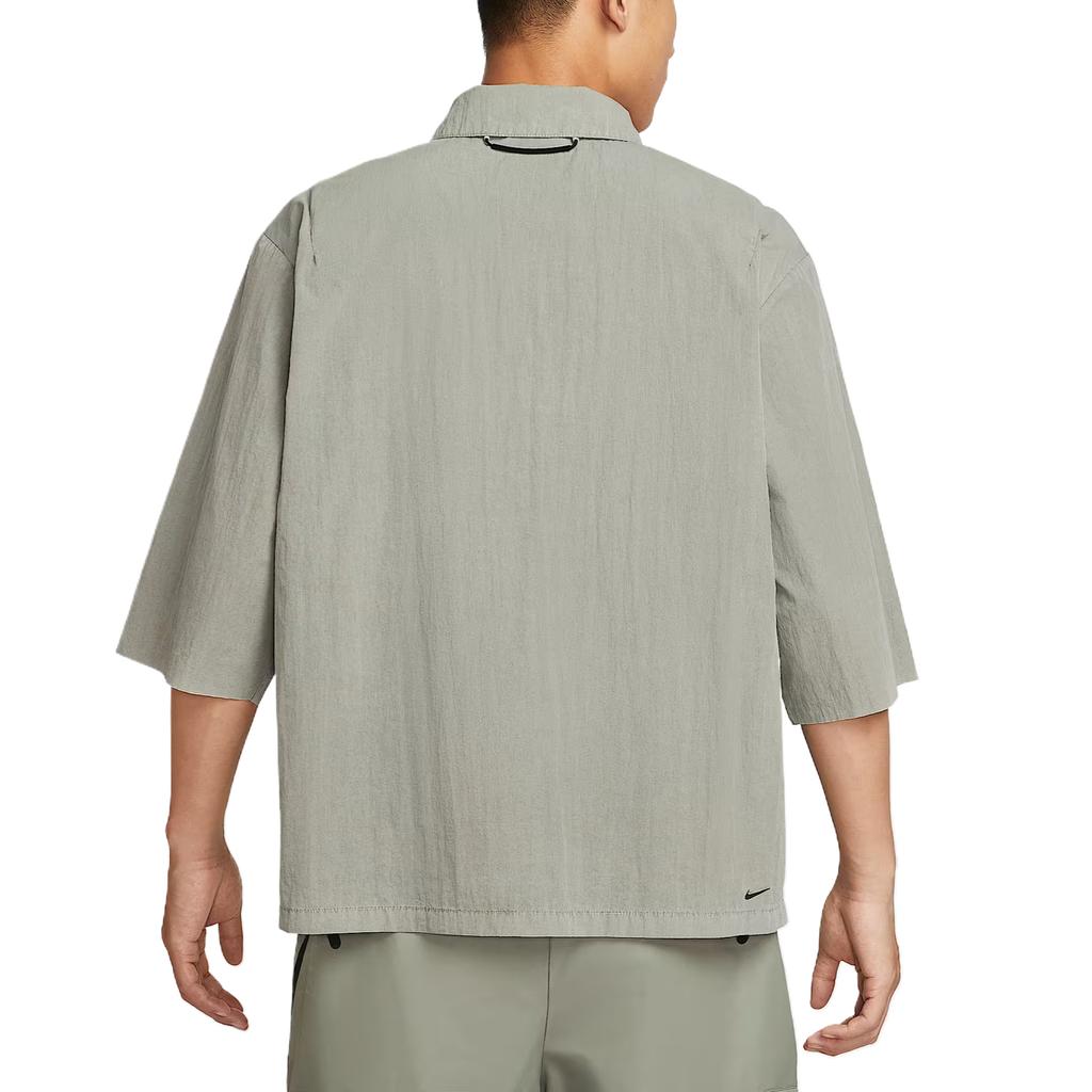 Nike Swoosh Tech Soft Comfortable Simple Versatile Short Sleeve Shirt Men Shirts Army-Green HJ2955-320