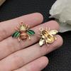 Drip Oil Bee Honey Pot Pendant Keychain Accessory