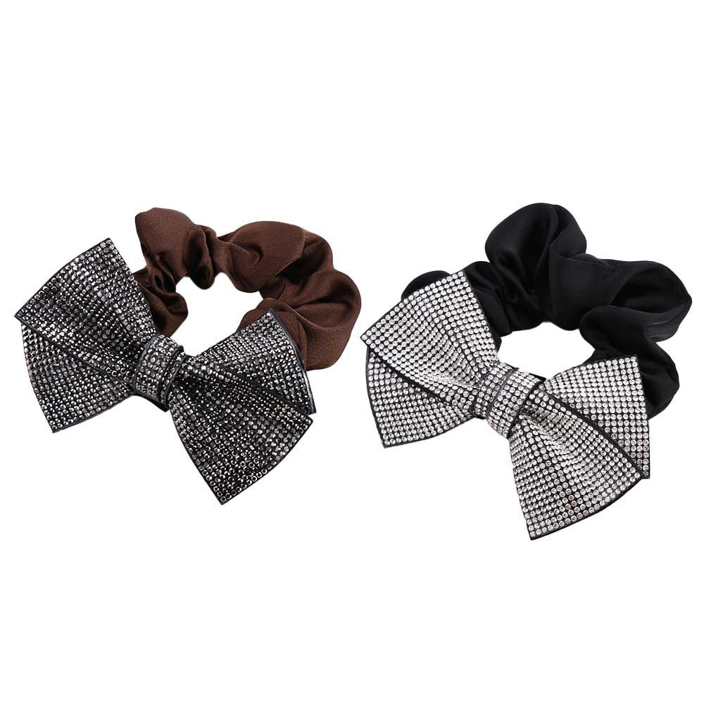 Hair Tie New Year Gift Bow Knot Scrunchies Ponytail Holder Women Hair Ring Korean Style Hair Rope