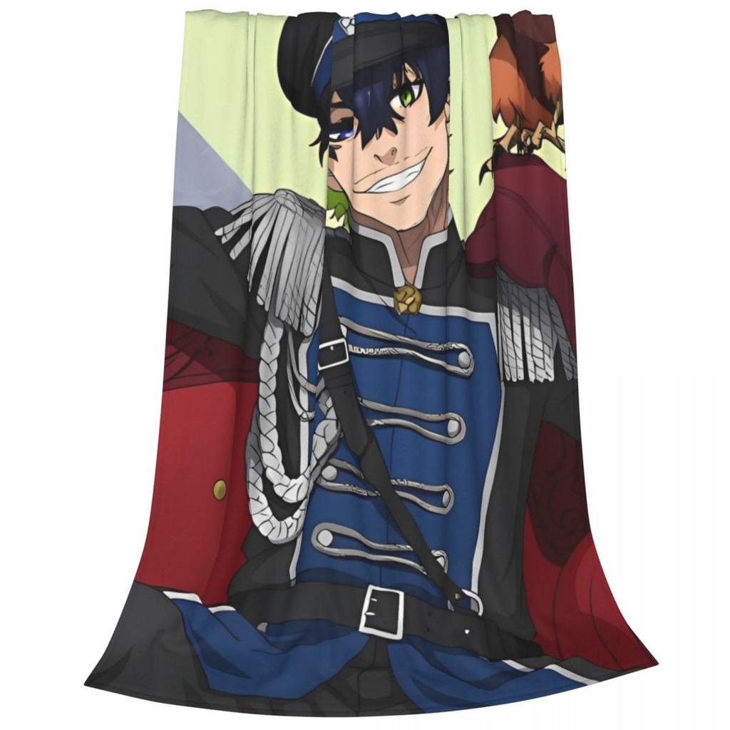 Oliver Aiku Knitted Blankets Manga Anime Blue Lock Fuzzy Throw Blanket Home Couch Printed Soft Warm Bedsprea