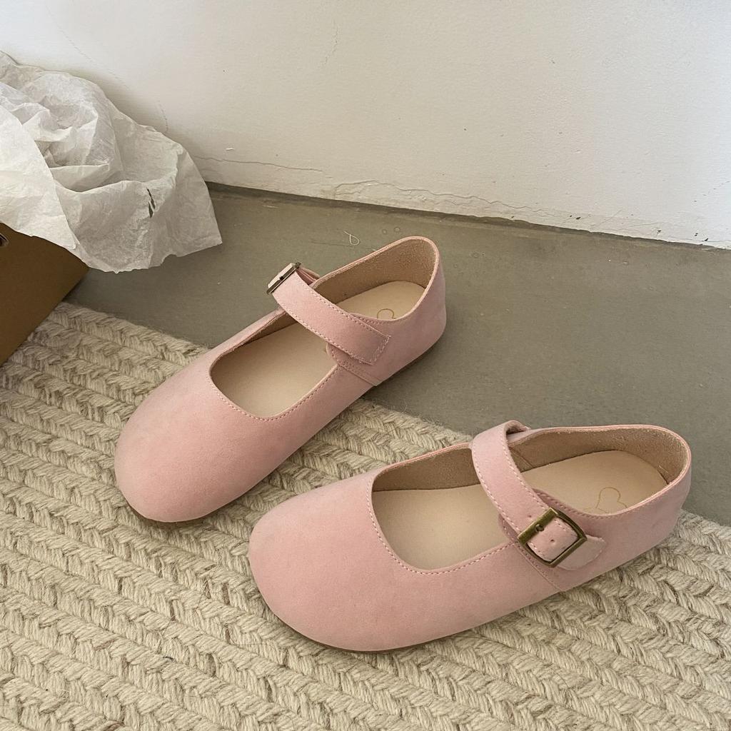 Soft Sole Versatile Women's Mary Jane Shoes Spring and Summer New Retro Gentle Fairy Style Casual Shallow Mouth Single Shoes Woman