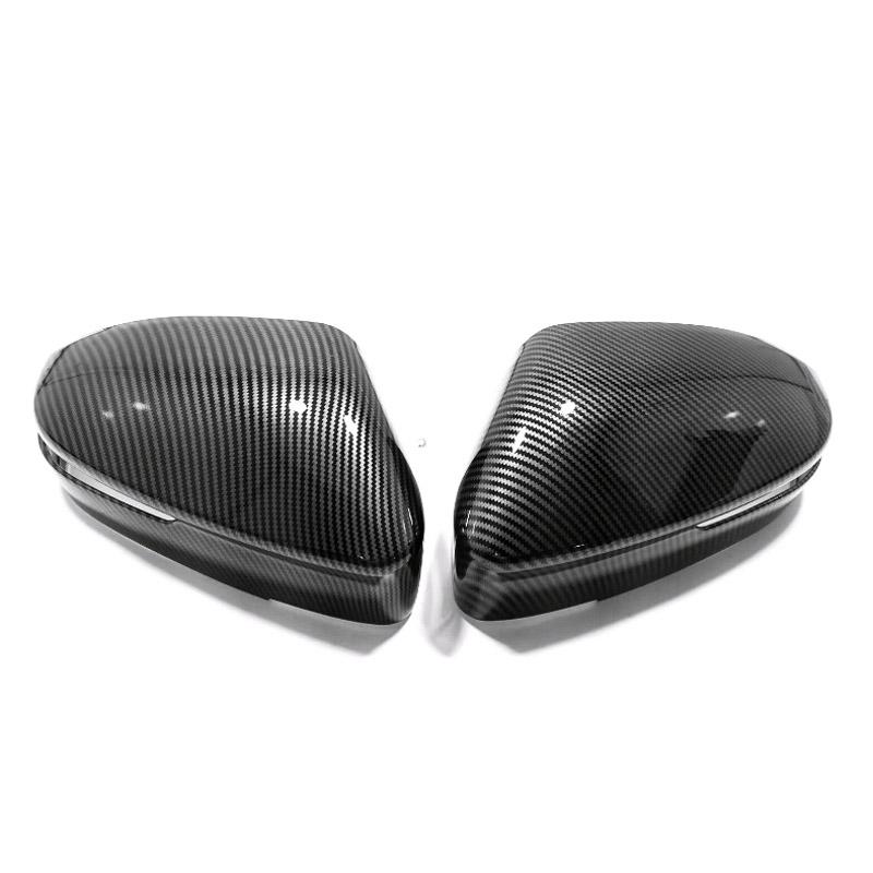 For Toyota C-HR CHR  2024 ABS Fiber Rear View Cover Trim Rearview Mirror Case Cap Overlay Protection Stick Car Accessories