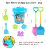 Children Summer Sand Playing Toys Plastic Seaside Outdoor Folding Bucket Water Gun Entertainment Over 3 Years Old Kids Gifts TMZ