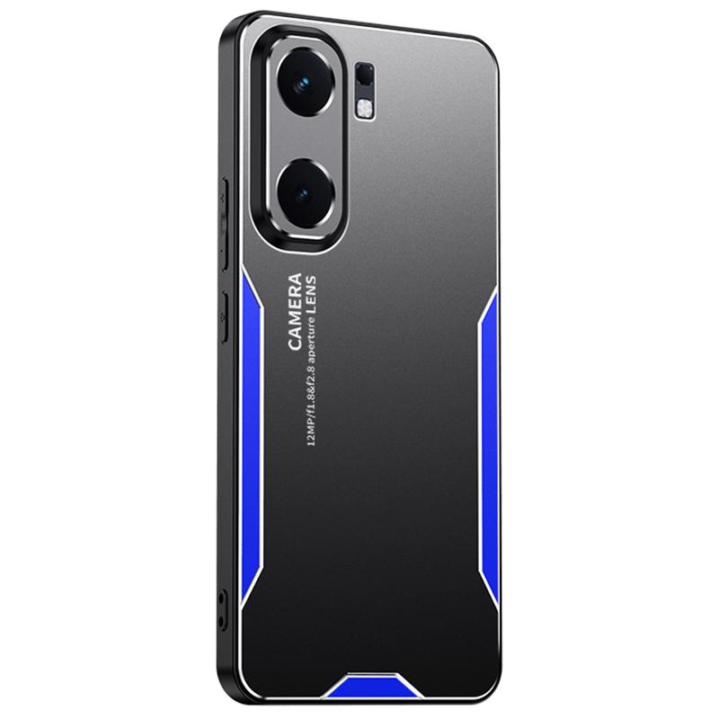 

Чехол для vivo iQOO Neo9 5G с защитой от падения, металлический чехол для телефона из алюминиевого сплава Blue