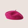 Vintage Wool French Beret for Women Solid Fashion Simple Casual Beret Solid Classic Breathable Soft Comfortable Hat for Fall Winter