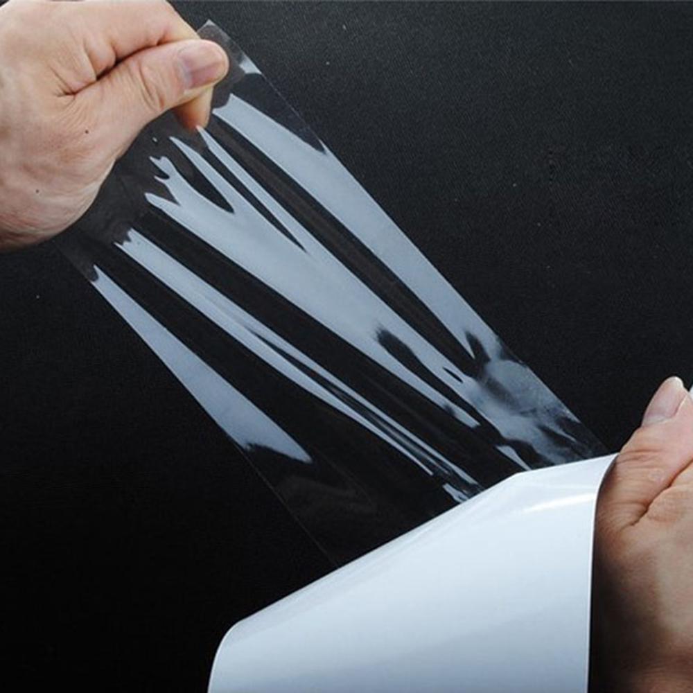 Autocolant din piele de rinocer de 20*300 cm Film de protecție pentru ușă Film anti-zgârieturi Film de protecție pentru interior auto