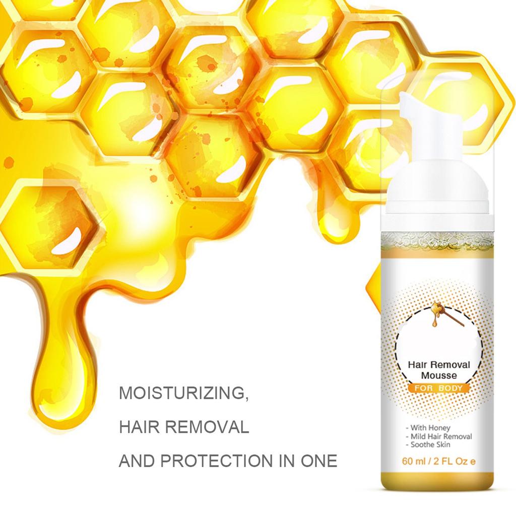Hair Removal Spray For Whole Body Hair Removal, Armpit Hair, Leg Hair, Moisturizing, Gentle Foam 60ml