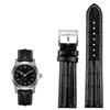 For Hamilton Genuine Leather WatchBand Khaki H7060573 Cowhide Bracelet Crocodile Skin Texture Strap 20mm 22mm Men's Black Brown
