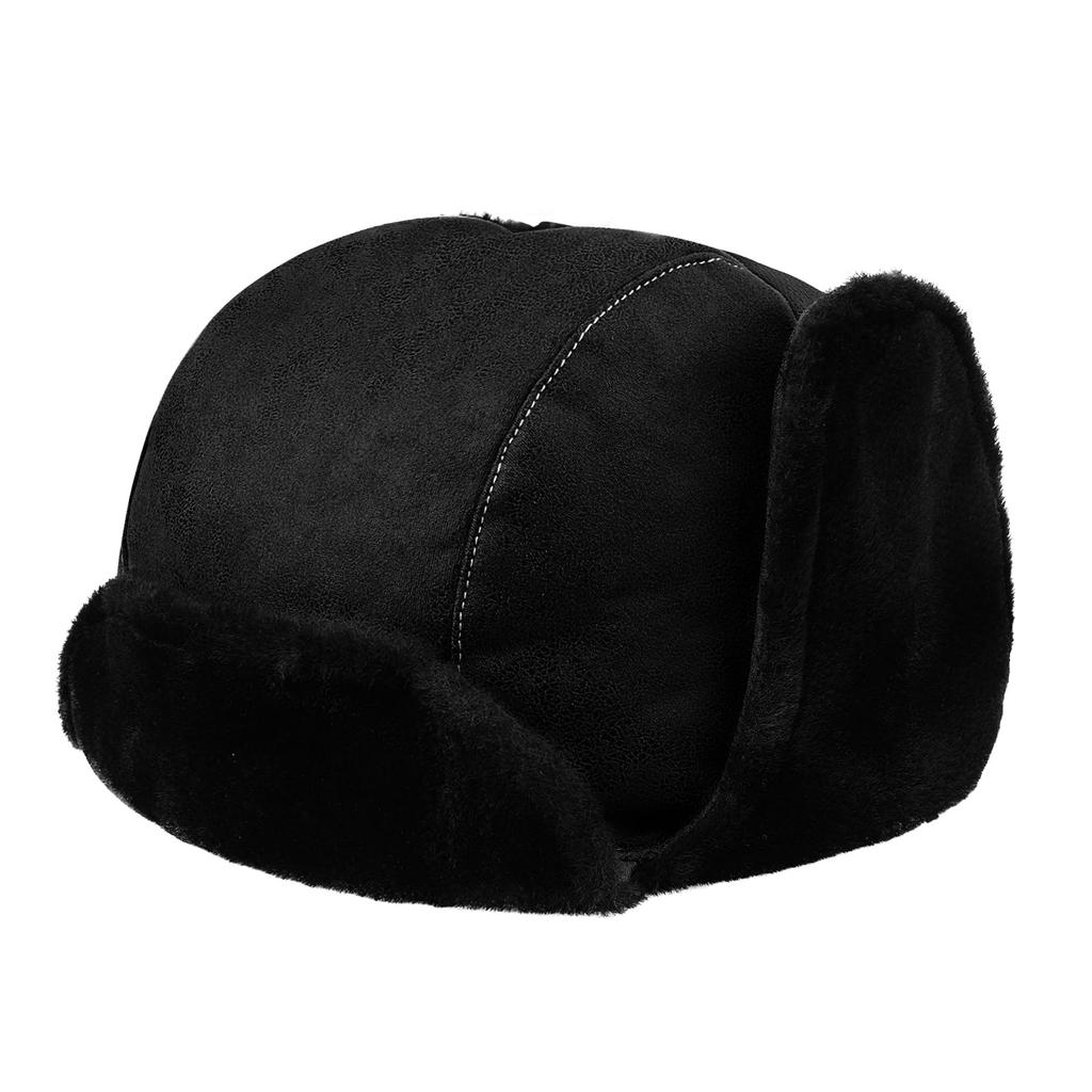 Clape Pilot Warm Cold Weather Ear Perfect for Snow and Midwinter Outdoor Work Cap, Fleece-Lined, Protection, Flaps, Waterproof, Commuting, Shoveling,