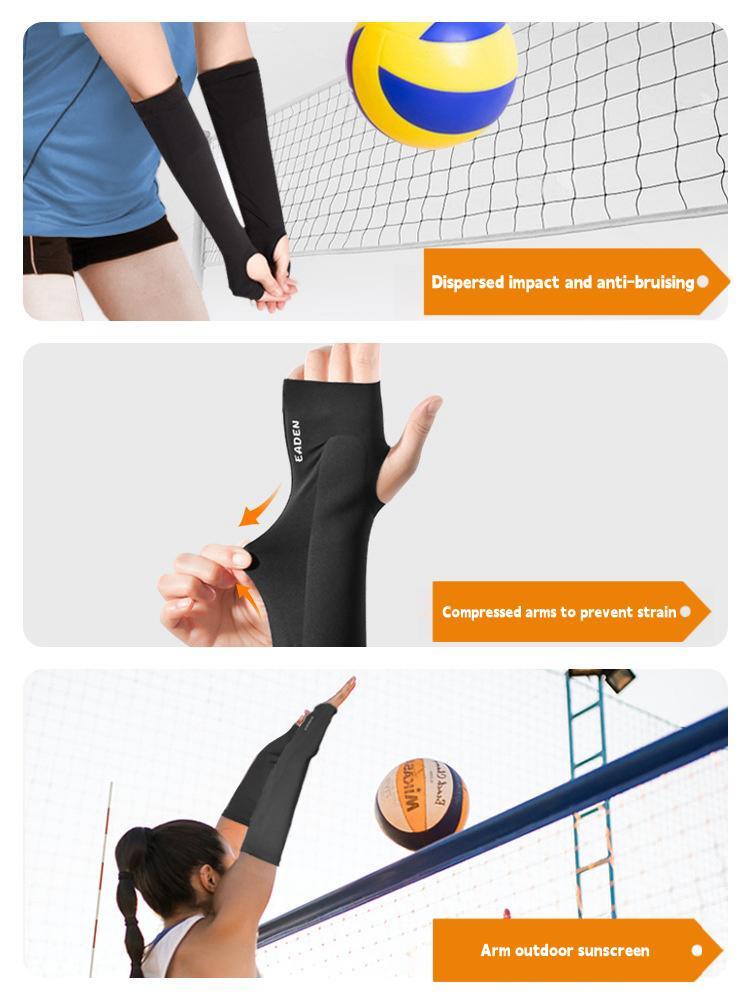 Volleyball Wristbands Volleyball Padded Passing Forearm Hitting Sleeves,Volleyball Training Arm Protector,Arm Sleeves Support