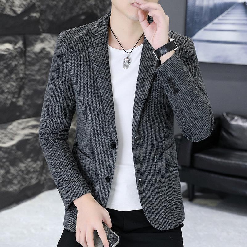Men's High-End Two-Button Autumn Blazer: Stylish, Versatile, Quality Wear