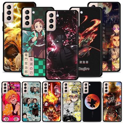 Skal for Samsung Galaxy S21 S20 S10 S9 S8 Plus Ultra 5g S10lite S10e S7edge S20 S21 Fe Cover Case Demon Slayer Kimetsu Anime