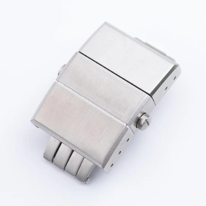 For Ulysse Nardin Athens Watch Strap Folding Buckle Rubber Silicone 316 Stainless Steel Butterfly Clasp Watchband Accessories 20