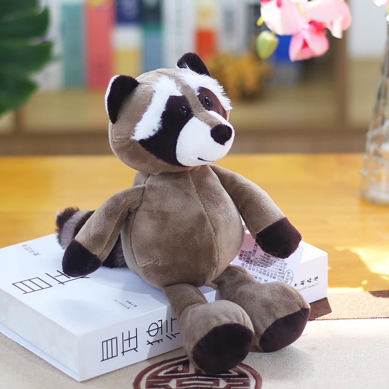 Forest Animal Plush Toys: Elephant, Monkey, Tiger, Lion, Giraffe Figurines - Children's Gift Collection