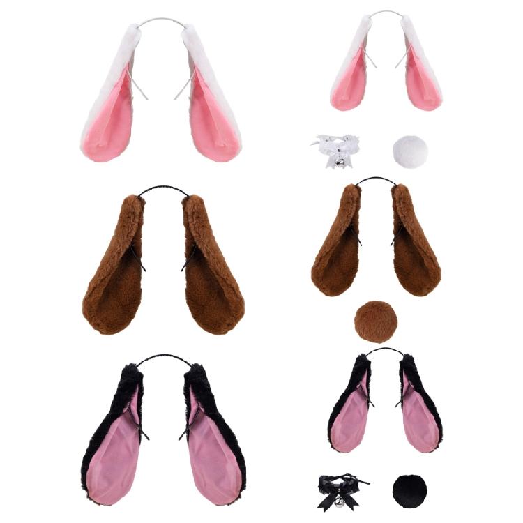 Adorkable Headband Cartoon Rabbits Hair Hoop Eye-catching Headpiece Headwear for Halloween Cosplay Role Play