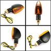 Universal Motorcycle Halogen Turn Signal Light Motorcycle Blinker Lights 12V 10mm Turn Signal Lamp For Honda For YAMAHA