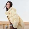 BOSIDENG B250245112XS Short Hooded Loose Goose Down Jacket