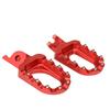 Pedals Foot Rests For Honda CRF450R/X CRF250L/M Off Road Dirt Bike Motocross Red
