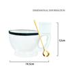 Creative Bathroom Themed Beverage owner 8.8Oz Pottery Great For Adult Present Exchange And Amusing incidents