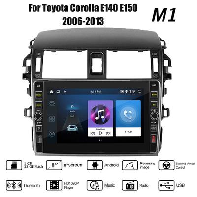 8 zoll Für Toyota Corolla E140 E150 2006-2013 Mit Taste Knopf Android Auto Radio Multimedia Player Navigation Stereo GPS 2 Din 1 + 32GB