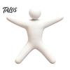 Game Character Collectible 1/8Pcs 3D Printed Figure, Sitting Standing Lying Man Figurine, Minimalist Decoration Abstract White Statue, Gift for Lovers
