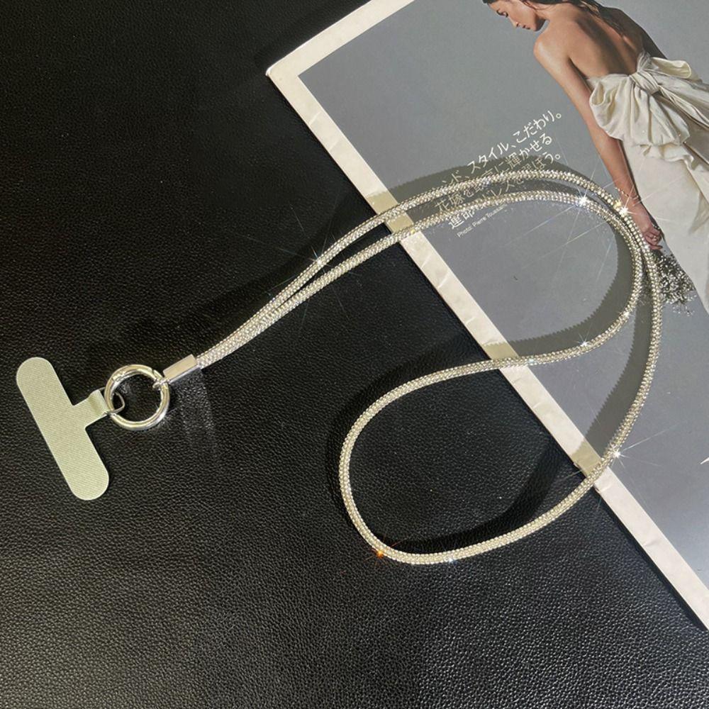 Bling Bling Phone Anti-lost Rope Crystal Hanging Cord Phone Case Chain Straps  Phone Accessories