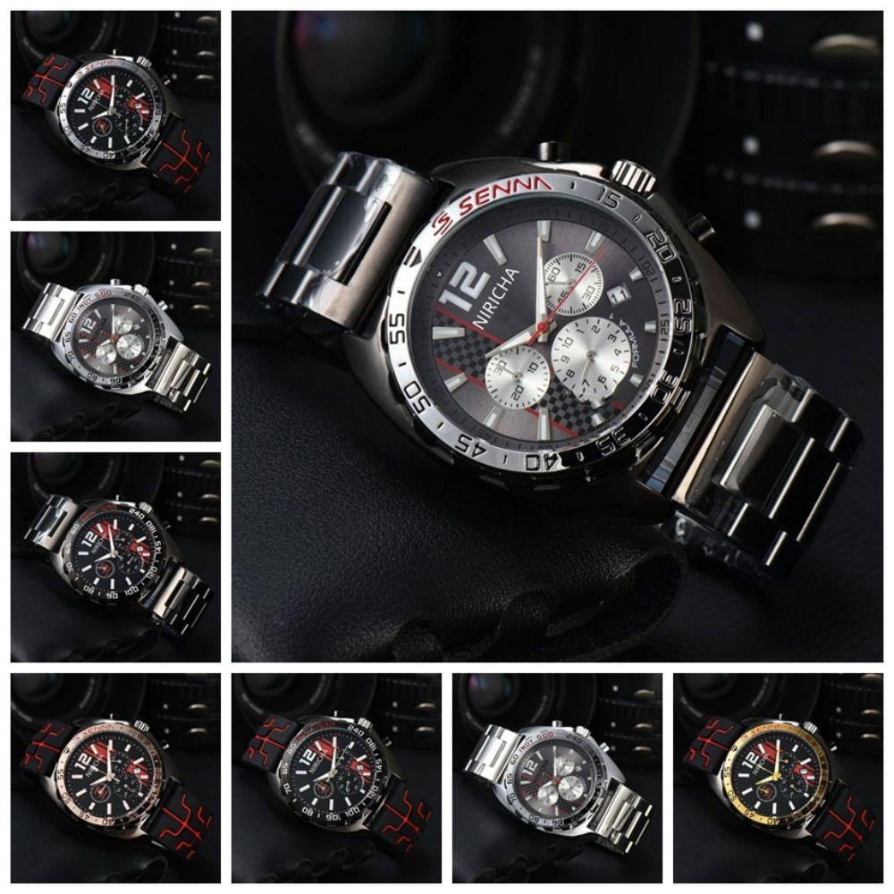 

Stainless Steel Casual Watches Lurury Chronograph New Fashion Style Clock 1