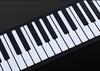 Shenytic Roll Piano 88 Keys Electronic Piano Made of Silicone Realistic Practice Use Battery Portable Roll Piano Rolls Up and Is Built-in Compact!