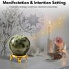 Certified Green Tourmaline in Quartz Crystal Ball for Meditation - Premium Crystal Vastu Items for Home and Feng Shui Items