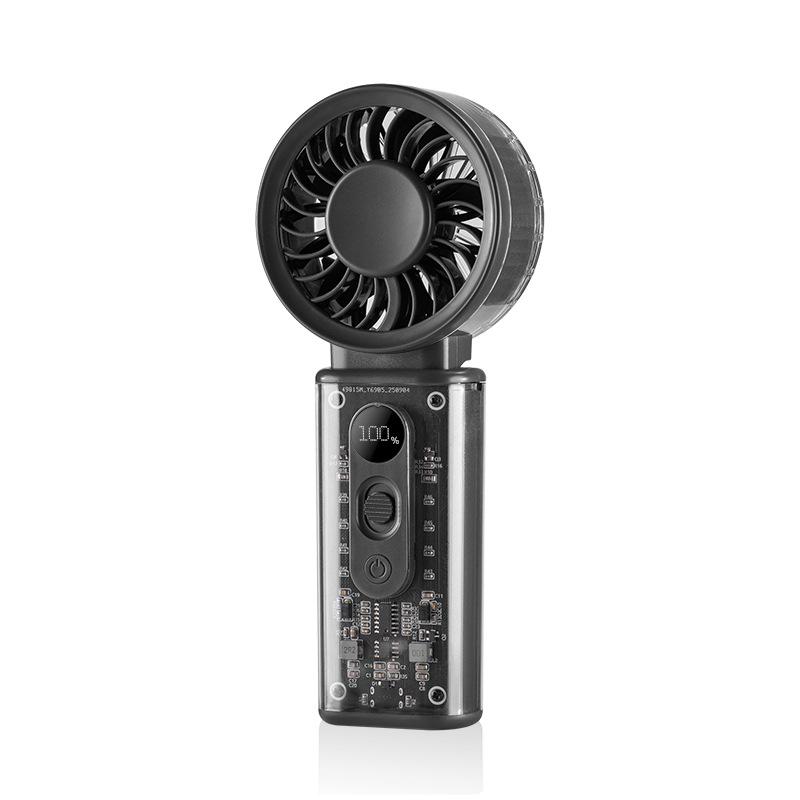 

2026 Portable High-Speed Neck-Hanging Cooling Fan with Folding Handheld Design