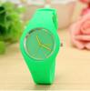 Women's Ultra-Thin Silicone Fashion Watch, Quartz Movement, Candy Color, Geneva Design