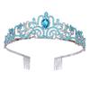 European & American Fashion Alloy Crystal Black Crown Headband for Brides & Halloween Parties