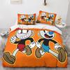 The Cuphead Show Bedding Set,Game Duvet Cover 3D Print Quilt Cover Pillowcase king Queen Size Girls Boys Adult Birthday Gift