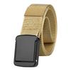 Men's Outdoor Nylon Flip Buckle Belt - Casual, Canvas for School or Military Training