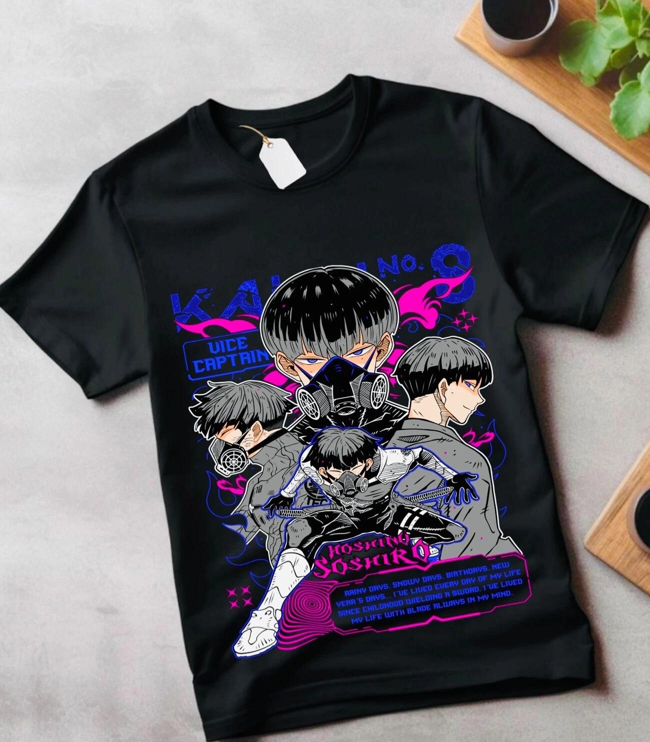 Kaiju no 8 T-shirt Hoshina Gift Manga Best Anime Graphic kids gift Shirt 2XL