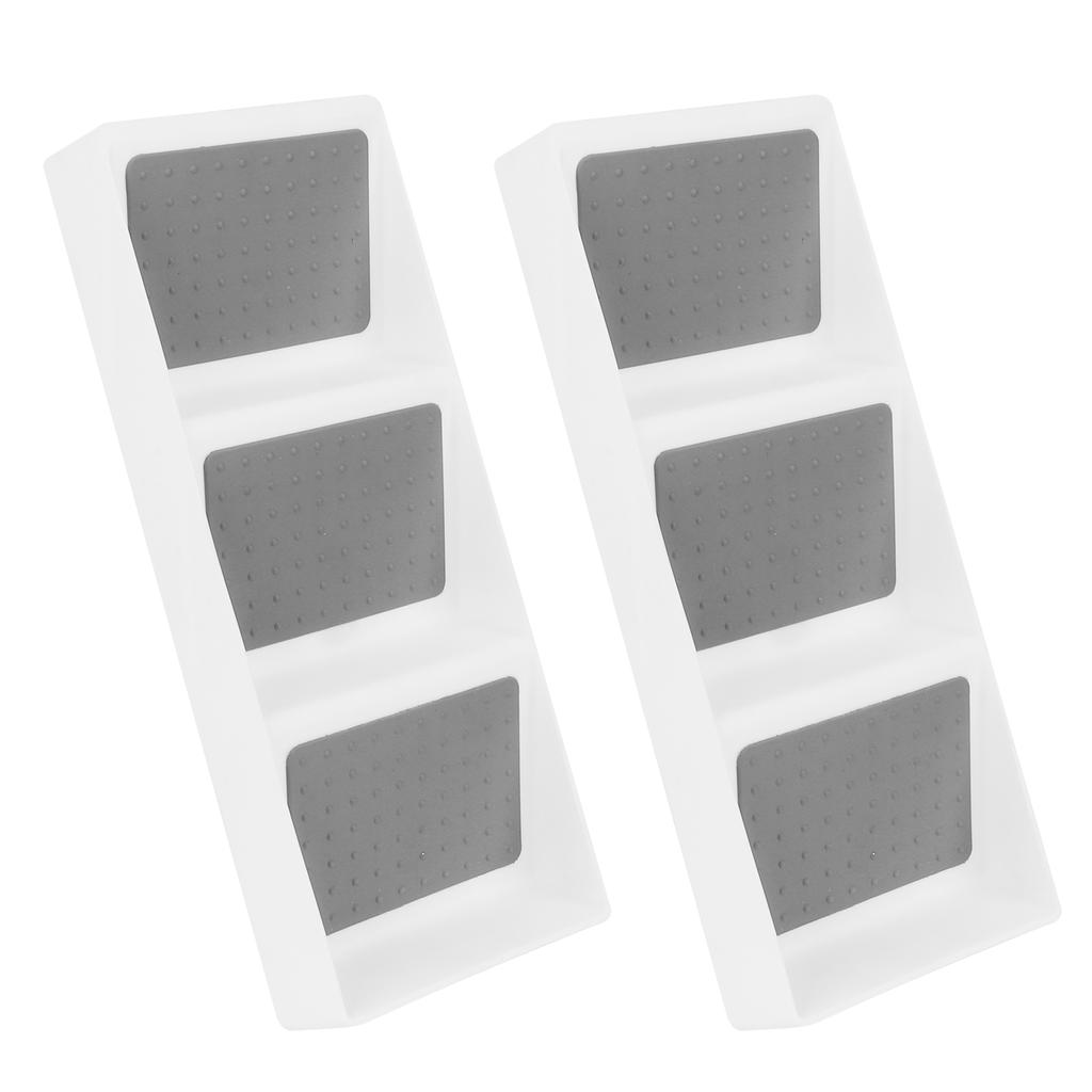 2PCS Drawer Organizer 3 Tier Spice Medicine Bottle Rack Tray Drawer Box for Cabinet Kitchen