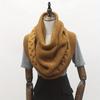 2-in-1 Neck Warmer Knit Neck Cover Chic Turtleneck Loop Scarf  Commute