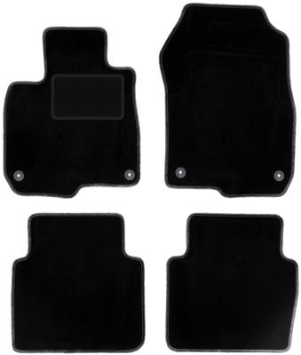Black Velour Floor Mats For: Honda CR-V V SUV (2018-)