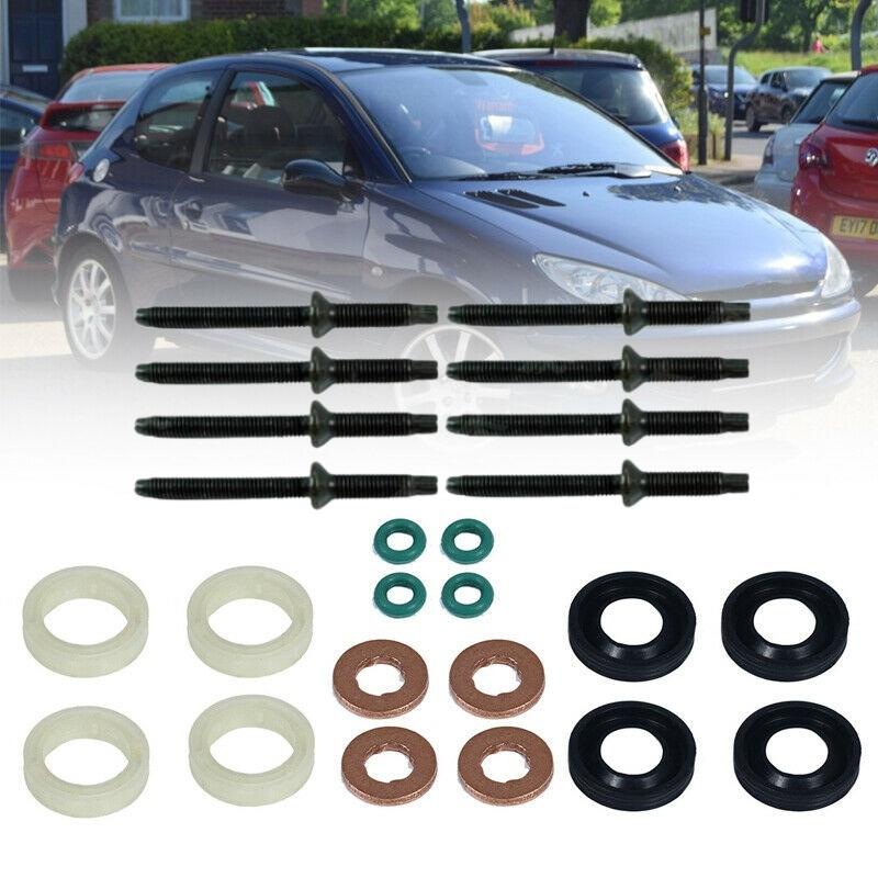 1982A0 Fuel Injector Seal Washer O-Ring Kit for 1.6 HDI Peugeot Citroen Ford 1609848280 1609848080 198185 189173 189170