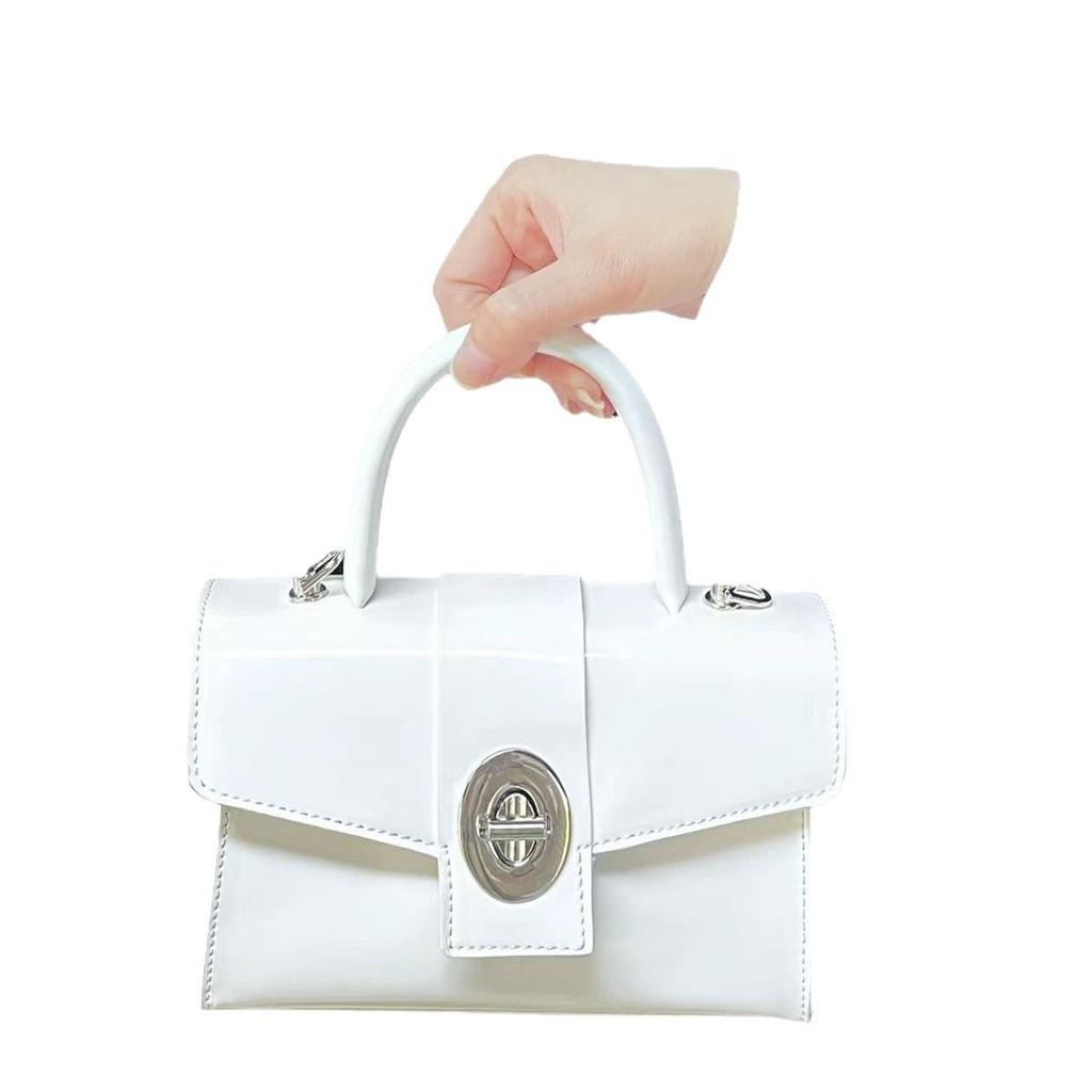 High-End Bag for Women with Crocodile Pattern Chain, Light Luxury Small Square Bag, Fashionable Versatile Casual Square Shoulder Crossbody Bag