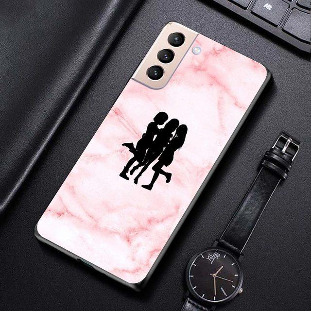

Чехол для телефона с розовым мраморным цветком для Samsung Galaxy S21 S20 S10 S9 S8 Plus Ultra 5g S10lite S10e S7edge S20 S21 Fe, мягкий чехол For Samsung S21 FE