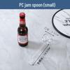 Qianxing Acryl Transparante Kruiden- en Jamlepels (Set van 10)