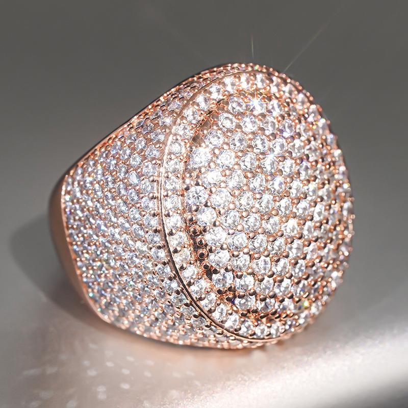 Huitan Geometric Design Women Ring for Wedding Engagement Luxury Full Shining CZ Party Fashion Accessories Lady Charming Jewelry