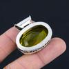 Lemon Topaz Gemstone Pendant Solid 925 Sterling Silver Pendant Jewelry Gift For Unisex