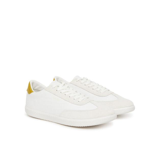 Мужские кроссовки Calvin Klein Low top lace up cv mix hm0hm01724 белые