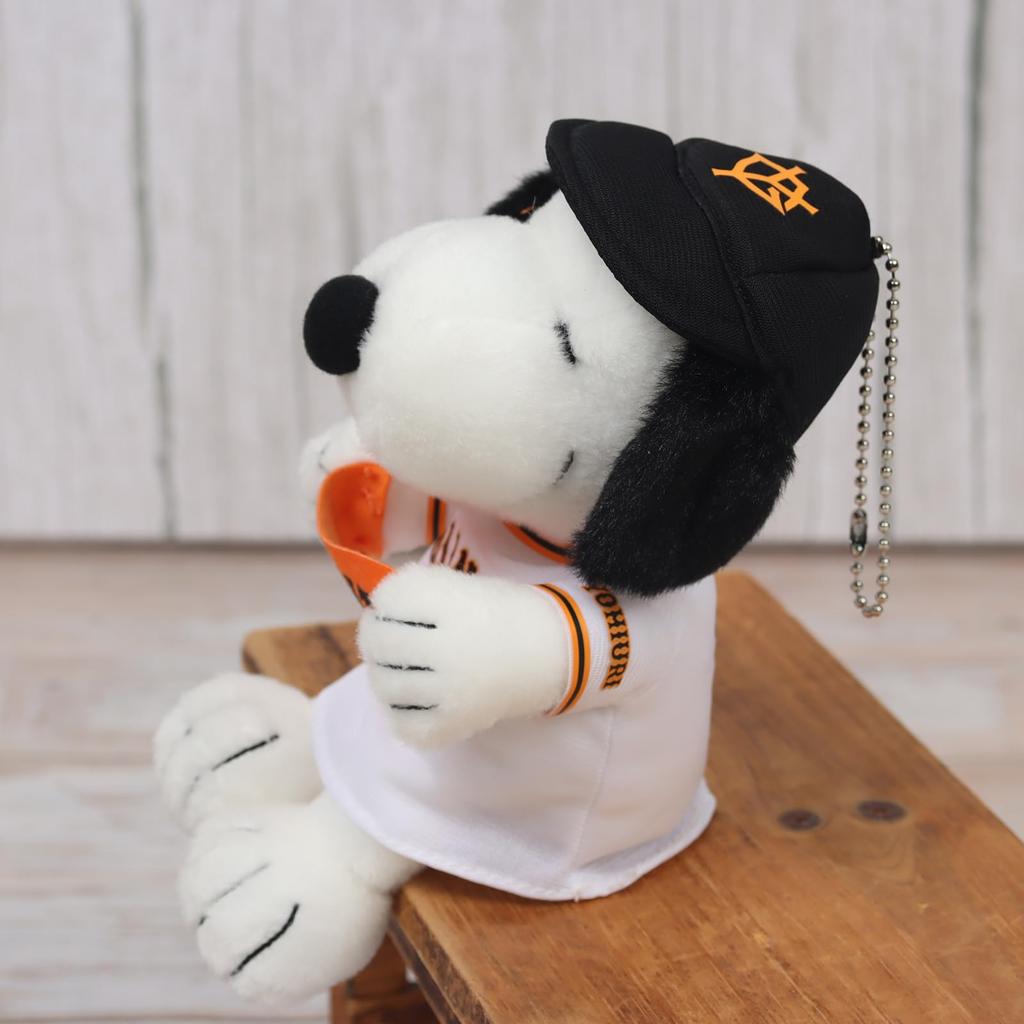 Yoshitoku Snoopy Plush Strap total Officially licensed product of the Yomiuri one of the 12 professional baseball Comes in a gift bag Blue (18cm