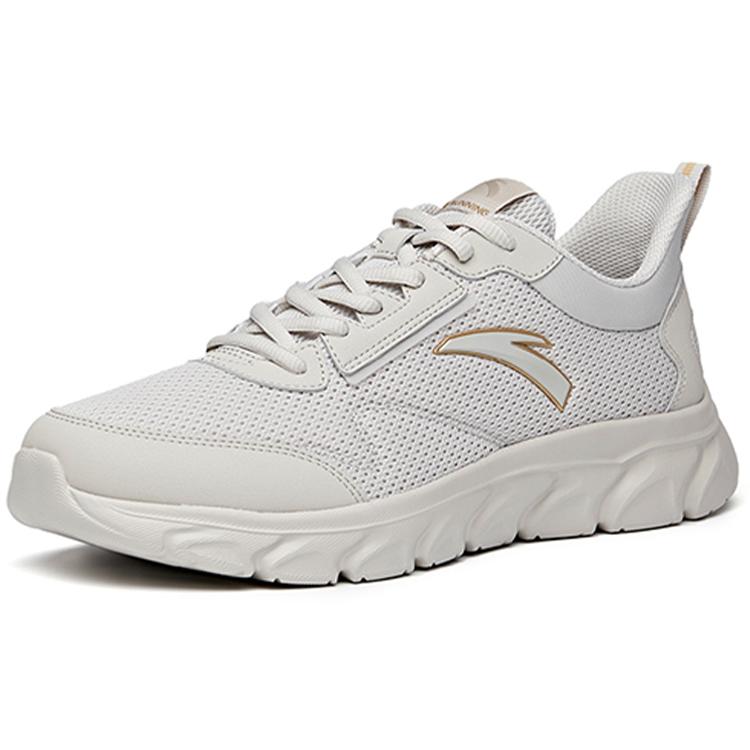 New Anta Running Collection Cushioning Abrasion Resistant Breathable Low Top Running Shoes Men's Gray 912125526-2