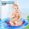 Stable Tummy Time Floor Mat Inflatable Splash Pad for Toddlers Thickened PVC Outdoor Water Sprinkler Play Soft Textured Babies Safe Sensory