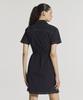 Nyuballanseu Nbnkg3W612 / Women Frozen Woven Stretch Collared Dress (Black)